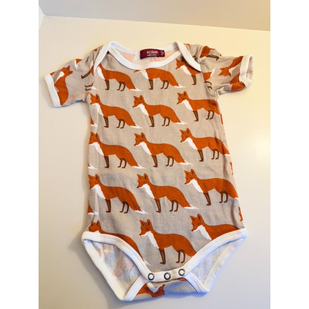 MILKBARN Fox Onesie Bodysuit